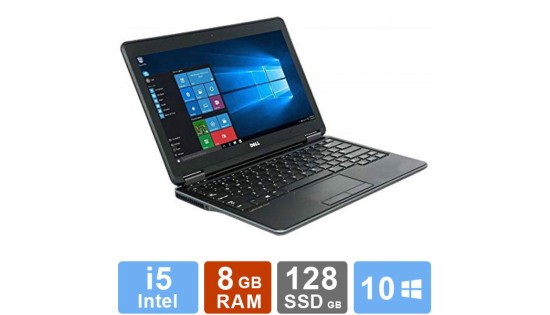 Dell Latitude E7240 - i5 - 8GB RAM - 128GB SSD