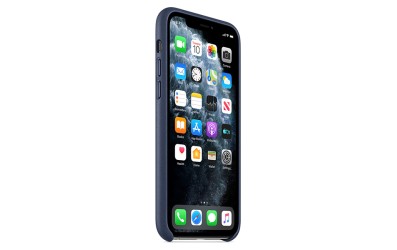 Apple iPhone 11 Pro - Δερμάτινη θήκη - Midnight Blue