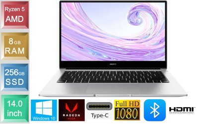 Huawei MateBook D - Ryzen 5 - 8GB RAM - 256GB SSD