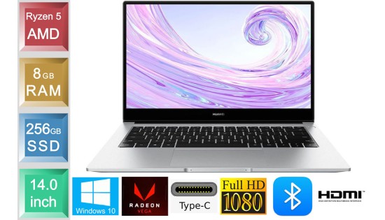 Huawei MateBook D - Ryzen 5 - 8GB RAM - 256GB SSD