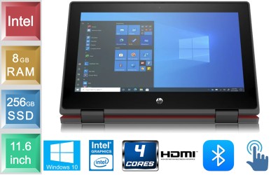 HP Probook x360 11 G1 - 8GB RAM - 256GB SSD - Touch
