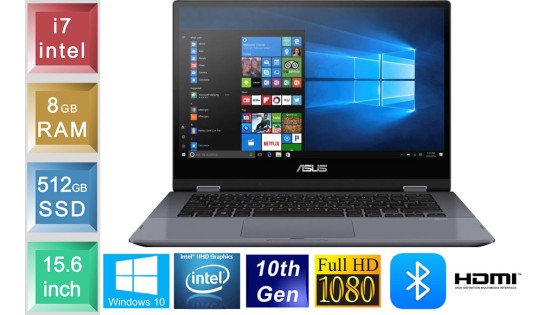 Asus VivoBook Flip 14 TP412FA - i7 - 8GB RAM - 512GB SSD