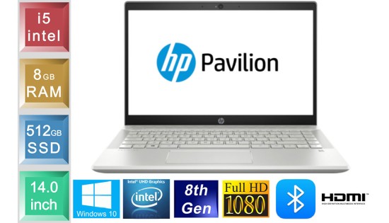 HP Pavilion 14-ce0113nd - i5 - 8GB RAM - 512GB SSD