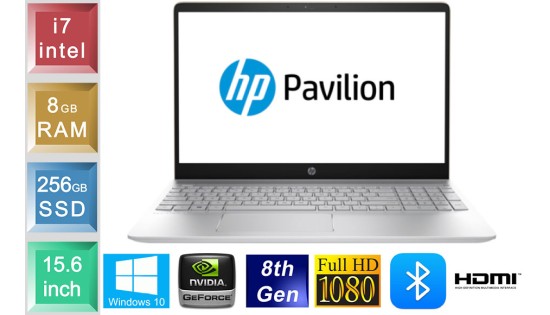 HP Pavilion 15-ck005no - i7 - 8GB RAM - 256GB SSD