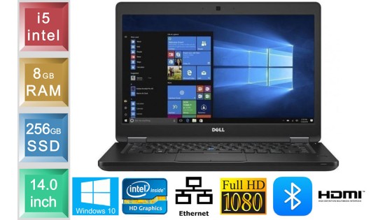 Dell Latitude 5480 - i5 - 8GB RAM - 256GB SSD