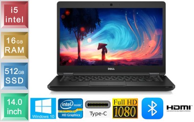 Dell Latitude 5480 - i5 - 16GB RAM - 512GB SSD