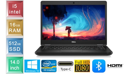 Dell Latitude 5480 - i5 - 16GB RAM - 512GB SSD