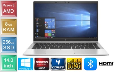 HP Elitebook 845 G7 - Ryzen 3 - 8GB RAM - 256GB SSD