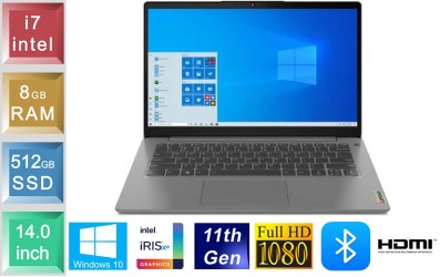 Lenovo Ideapad 3 14ITL6 - i7 - 8GB RAM - 512GB SSD