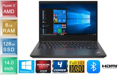 Lenovo Thinkpad E14 G2- Ryzen 3 - 8GB RAM - 128GB SSD