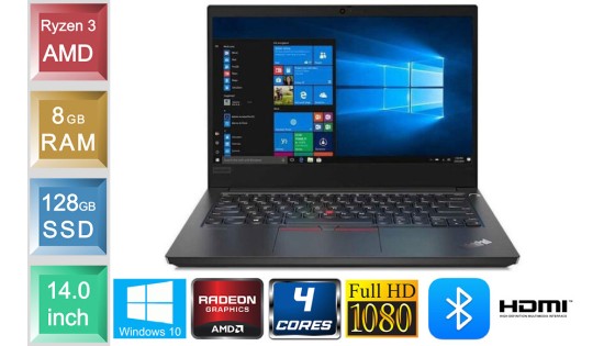 Lenovo Thinkpad E14 G2- Ryzen 3 - 8GB RAM - 128GB SSD