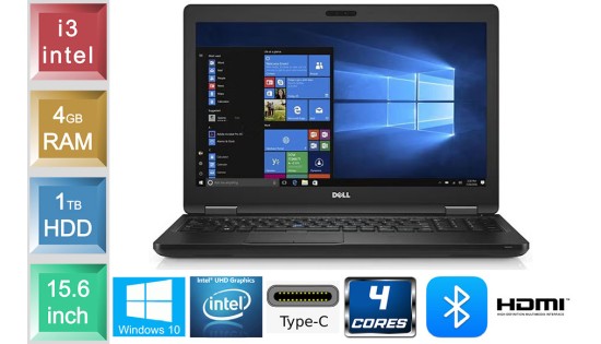 Dell Inspiron 5580 - i3 - 4GB RAM - 1TB HDD