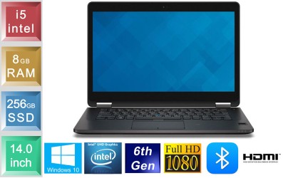 Dell Latitude E5470 - i5 - 8GB RAM - 256GB SSD