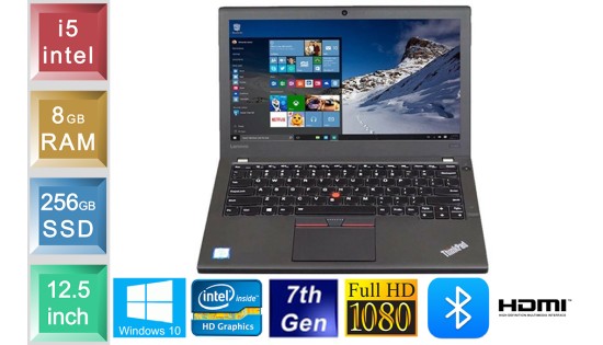 Lenovo ThinkPad X270 - i5 - 8GB RAM - 256GB SSD